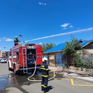 Пожарникари спасиха 12 бунгала и три котета при пожар край Поморие